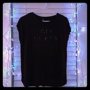 Simple all black top